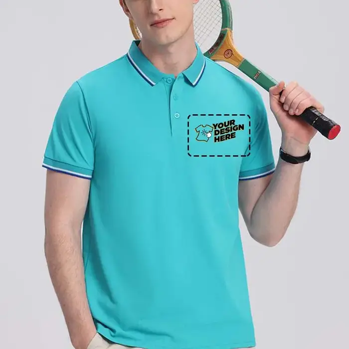 LOGO personnalisé Polo hommes été