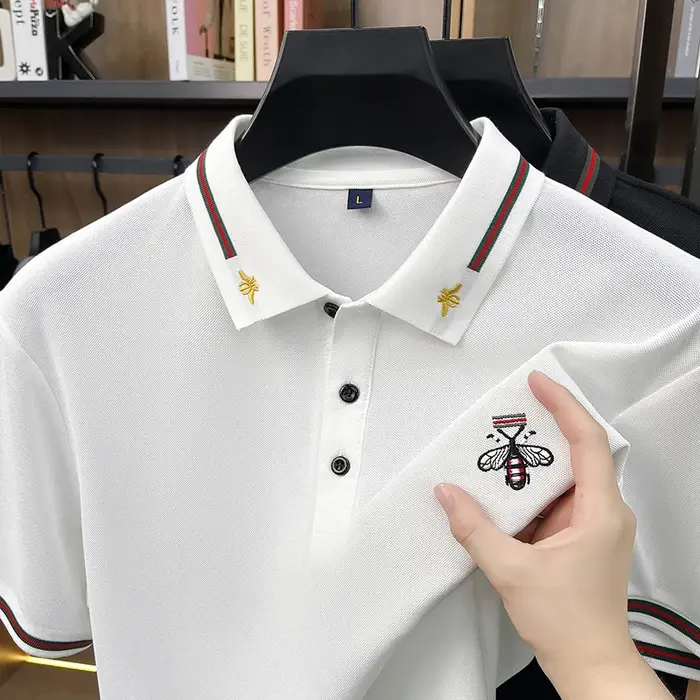 Polo homme de haute qualité à manches courtes