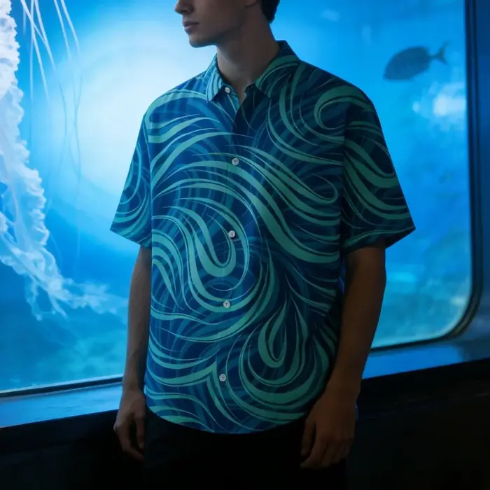 Chemise à manches courtes pour homme