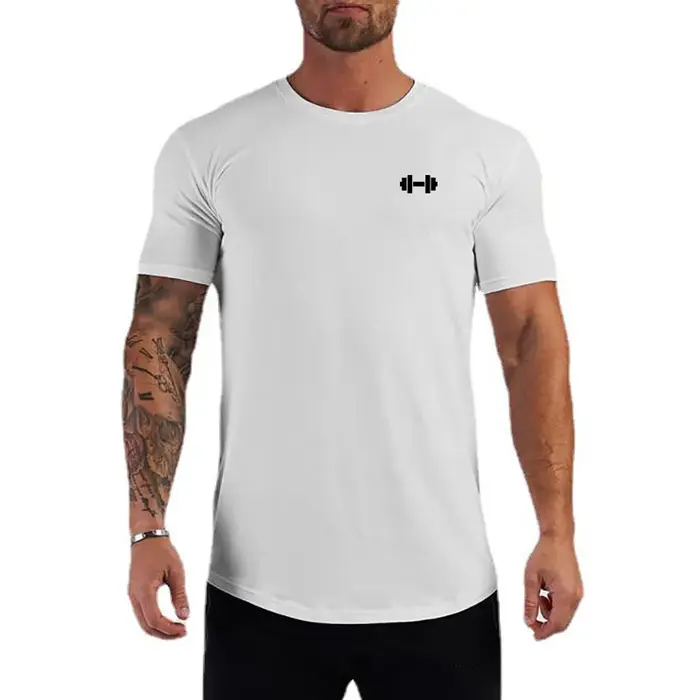 T-shirts de course d'été en coton respirant