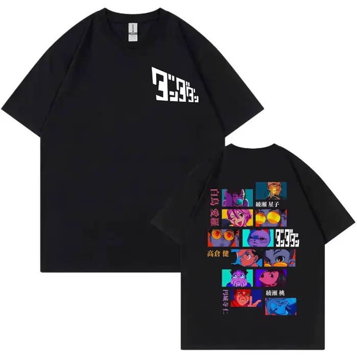 Dandadan japonais Anime T-shirt hommes femmes vêtements mode dessin animé à manches courtes T-shirts
