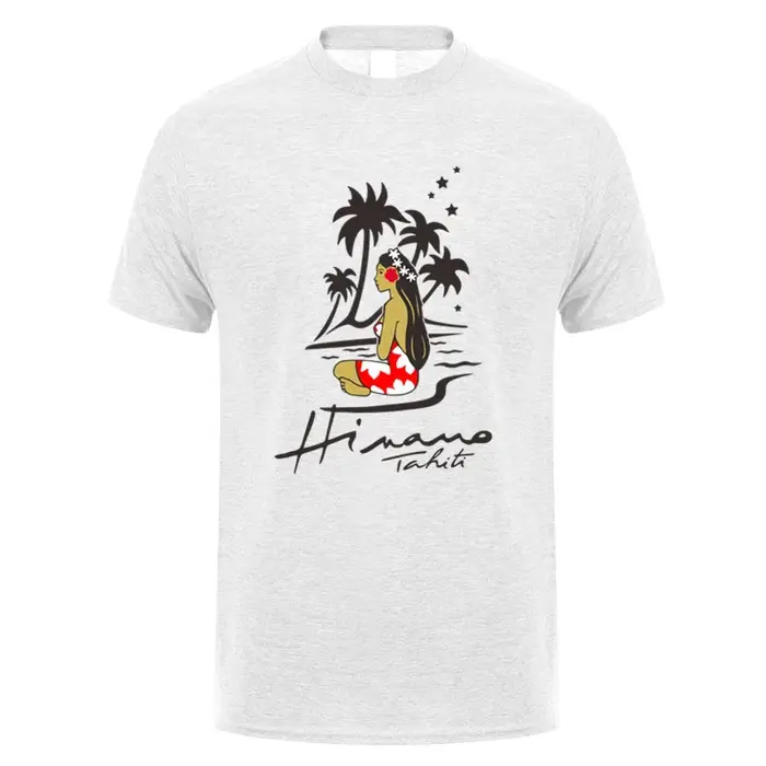 Hinano Tahiti bière t-shirt été hommes coton à manches courtes T-shirts