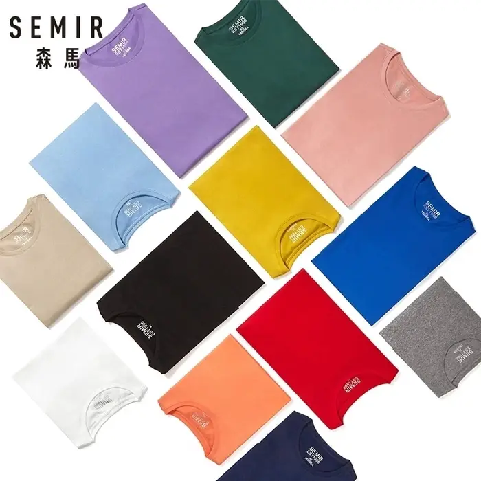 SEMIR t-shirt hommes mode décontracté coton T-shirts