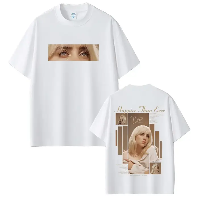 Le bonheur que jamais 2025 T-shirt hommes femmes mode Pop musique à manches courtes T-shirts unisexe Hip Hop