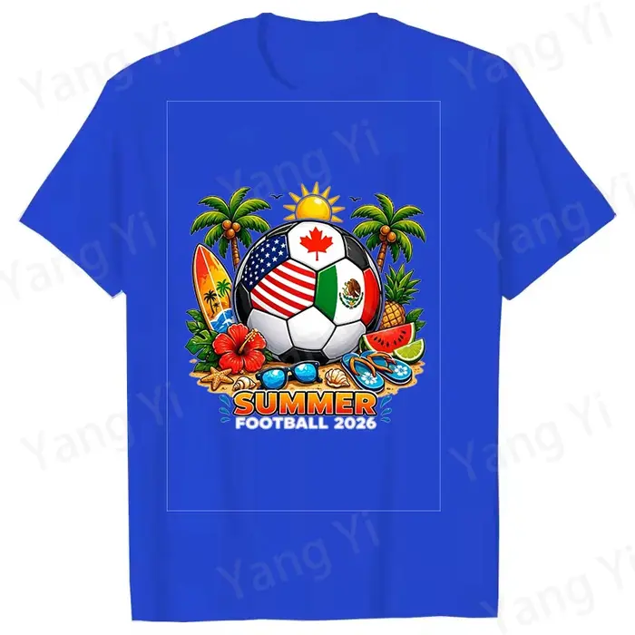 T-shirts de football tendance pour femmes et hommes – Manches courtes