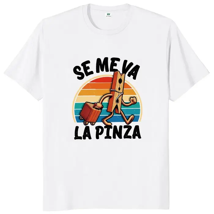 Se Me Va La Pinza T-shirt drôle blagues espagnoles Y2k Vintage T-shirt pour hommes femmes doux unise