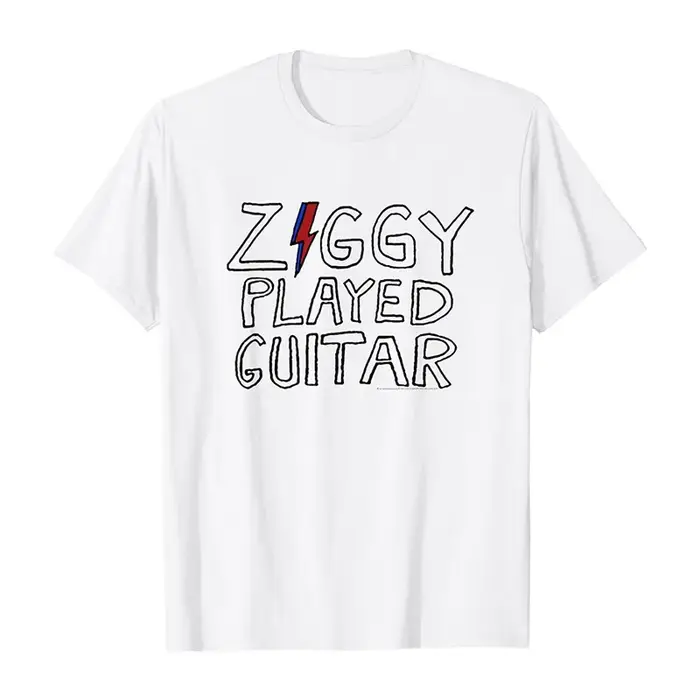 T-shirt imprimé rétro américain pour hommes et femmes, Top David Bowie Rock Singer Art