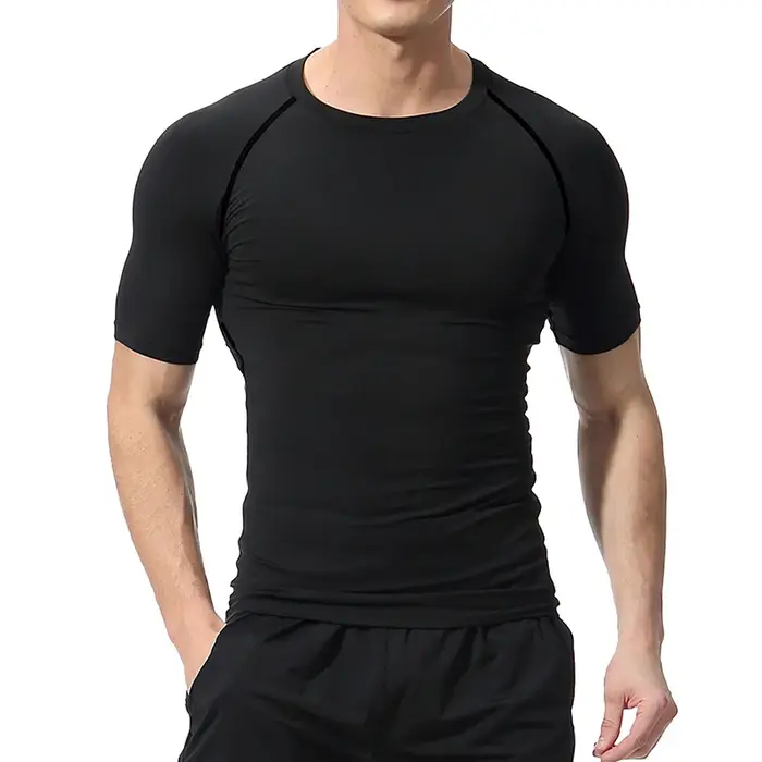 Angel graphique athlétique séchage rapide t-shirts pour hommes chrétien gymnastique entraînement course Compression