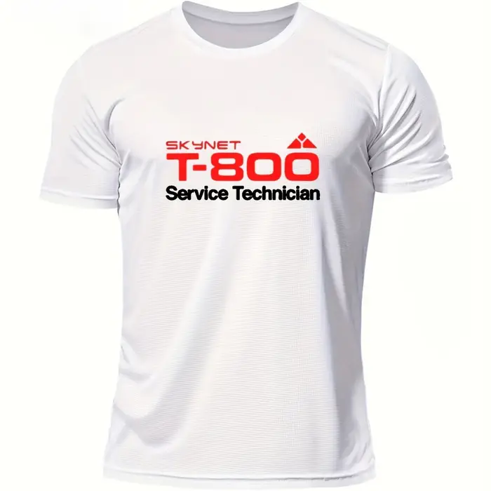 T-shirt pour homme Cyberpunk SKYNET T-800 Terminator