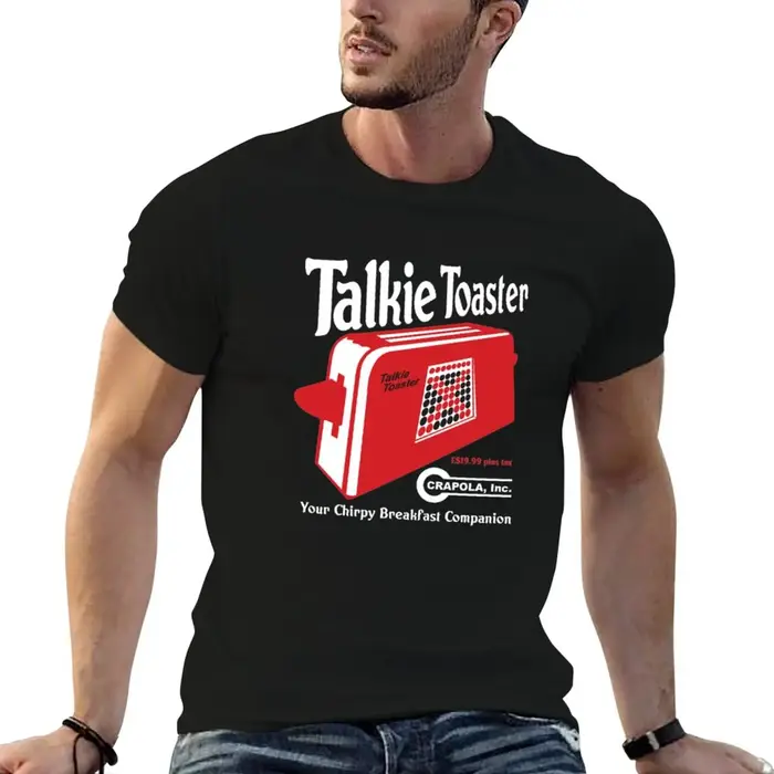 Talkie grille-pain petit déjeuner compagnon rouge nain-T-Shirt homme T-Shirt de luxe T-Shirt imprimé