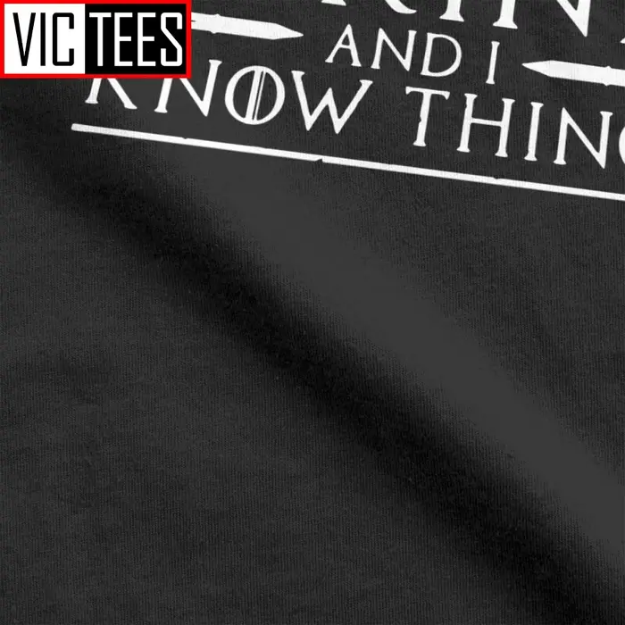 T-shirt noir en coton pour homme