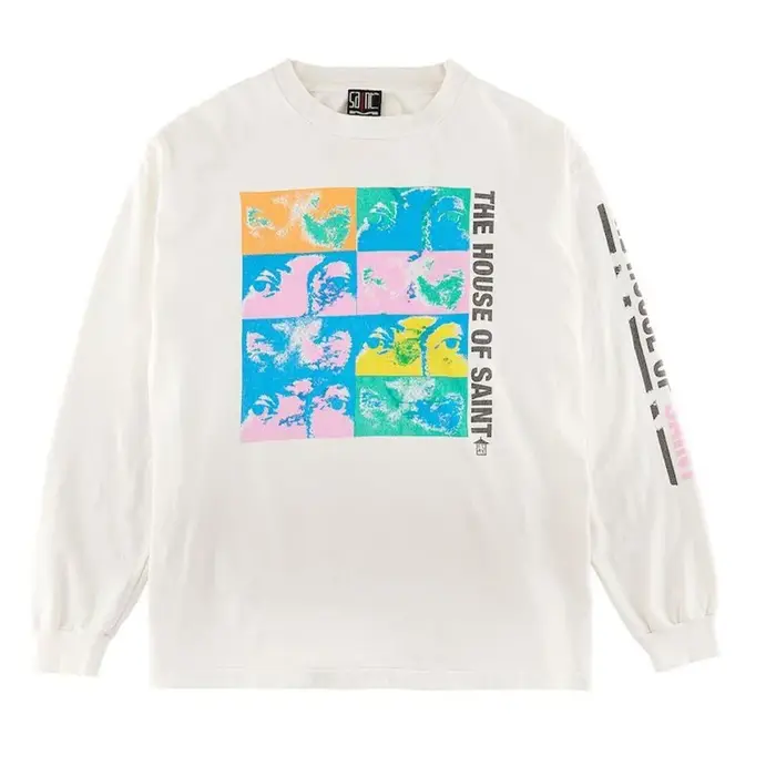 Manches longues Saint T-Shirt hommes femmes unisexe Top qualité coton ample