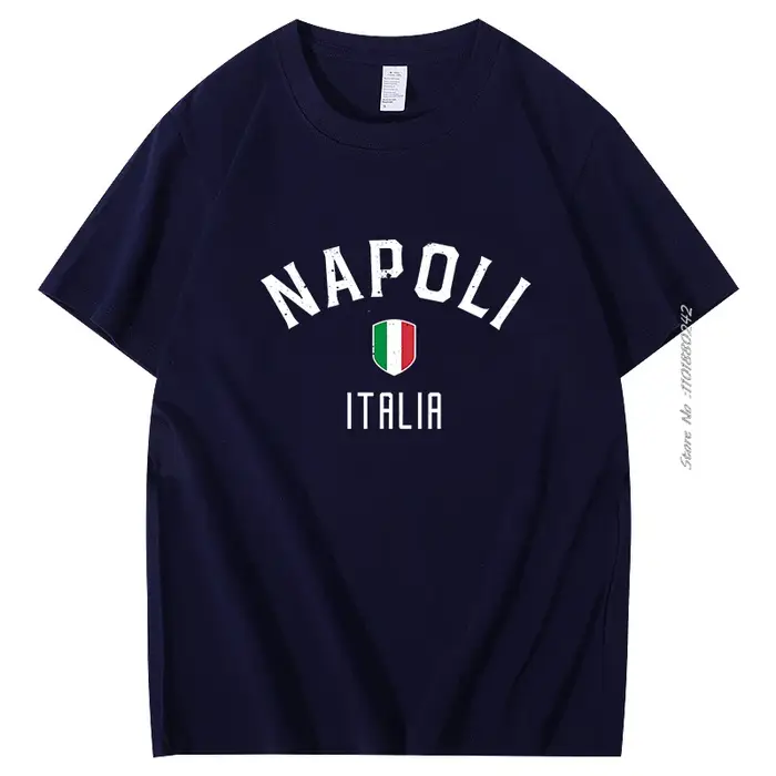 Napoli Campioni D'italia T-Shirt personnalisé unisexe graphique T-Shirts à manches courtes
