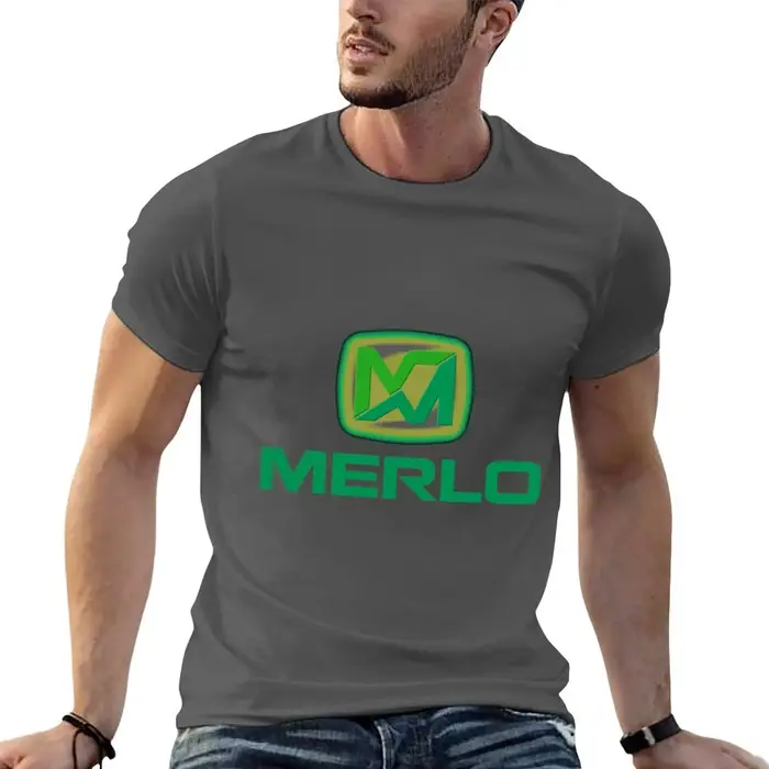 T-shirt avec logo Merlo
