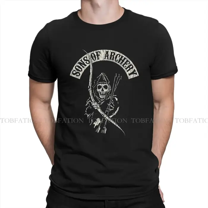 Tir à l'arc homme t-shirt fils de tir