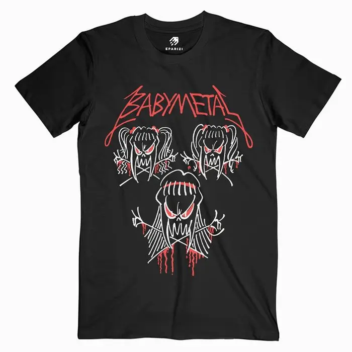 T-shirt d'été taille xS-4XL Babymetal Tour Shirt