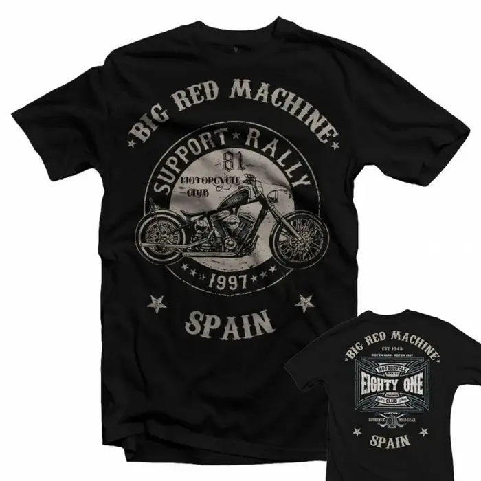T-shirt à manches courtes pour homme de la marque Hell's Angel, de luxe, tendance streetwear, en cot
