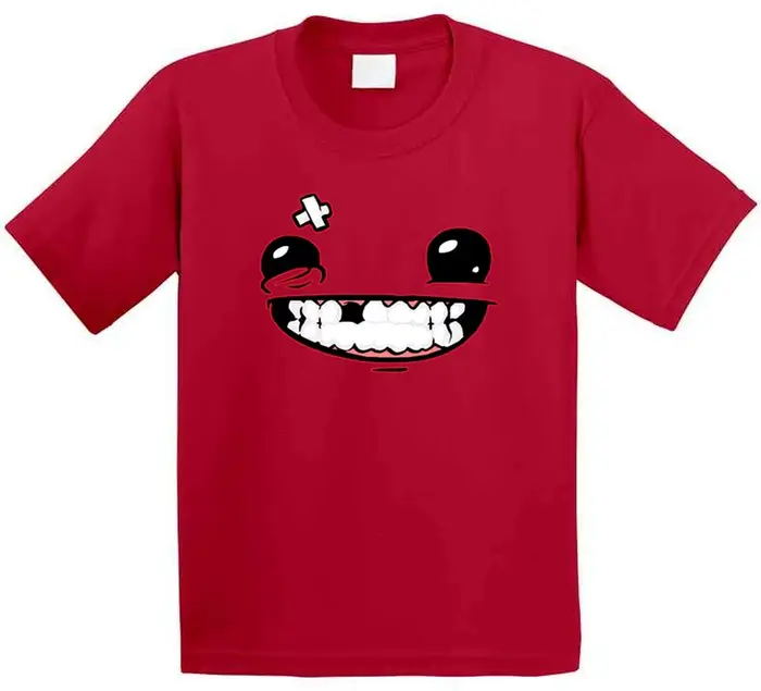 Nouveau t-shirt imprimé en 3D pour hommes et femmes, jeu vidéo Super Meat Boy, personnage principal 