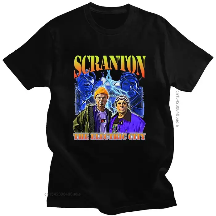 T-Shirt surdimensionné le bureau Dunder Mifflin Dwight émission de télévision Scranton t-shirts homm