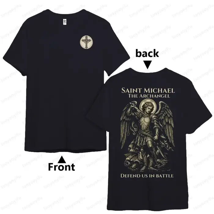 Saint Michael l'archange t-shirt guerrier catholique