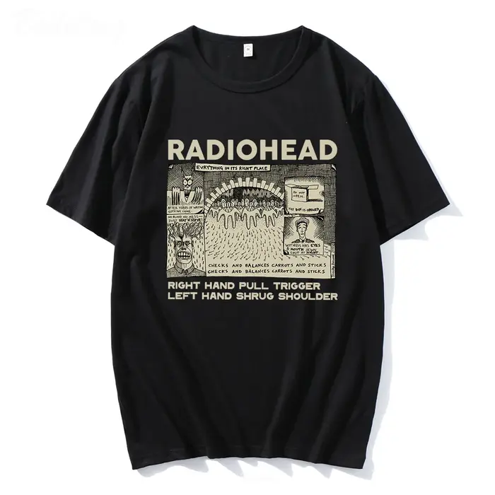 T-shirt humoristique rétro imprimé pour homme