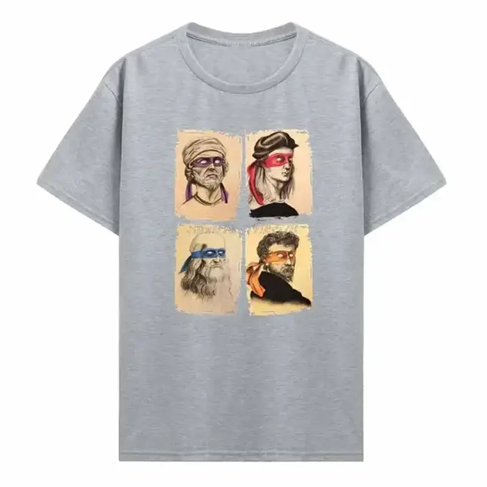 Science tortues T-Shirt hommes Mutant Ninja à manches courtes Humor