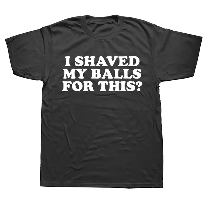 T-shirt imprimé I Shaved My Ikfor This Funny pour hommes