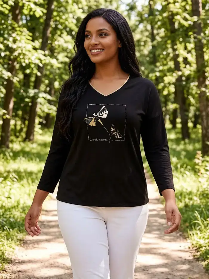 T-shirt basique pour femme