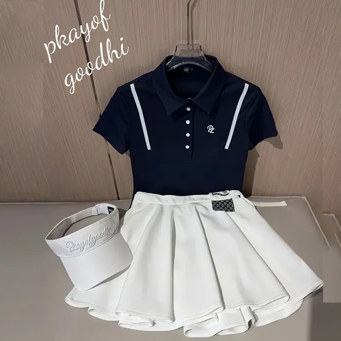 Tenues de golf pour femmes PL : Polo à manches courtes