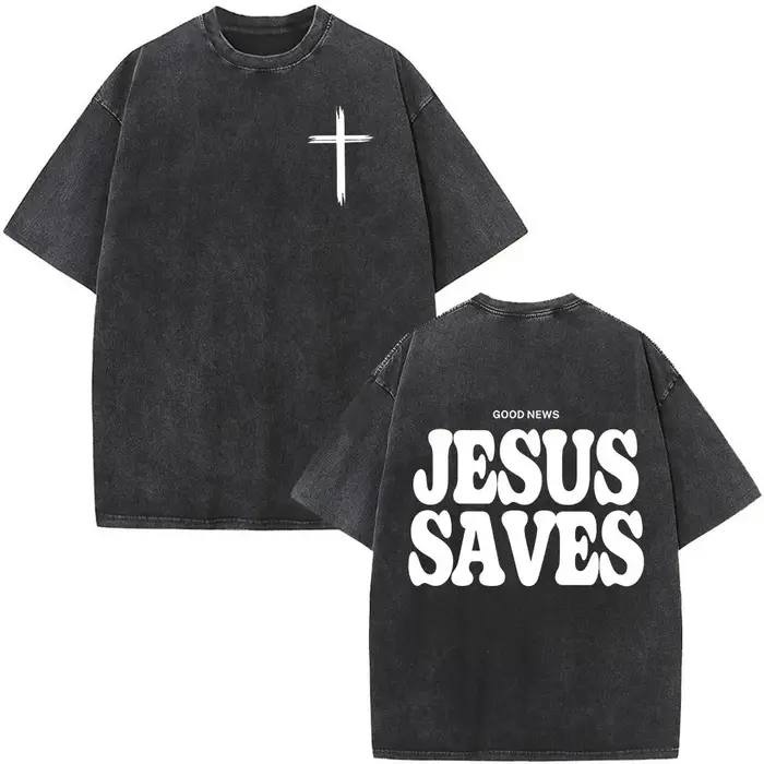 T-shirt « Faith Over Fear » avec verset biblique pour hommes et femmes