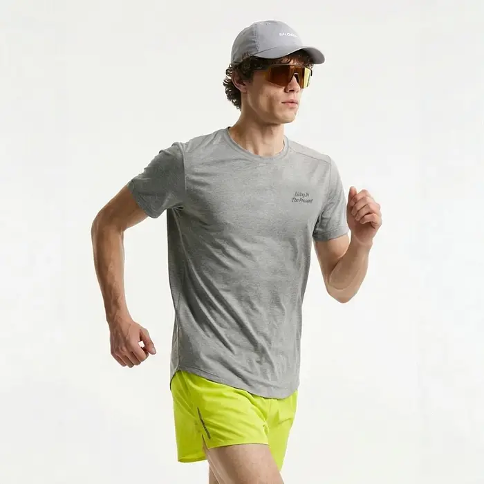 T-shirt athlétique homme ultra-doux Printemps/Été 2026 Nouveau modèle décontracté coupe ample imprimé graphique manches courtes