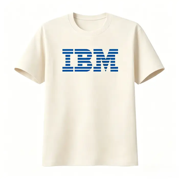 T-shirt IBM – Design élégant bleu et noir pour les passionnés de technologie – Haut décontracté polyvalent – Vêtements pour hommes et femmes – T-shirt été 2026
