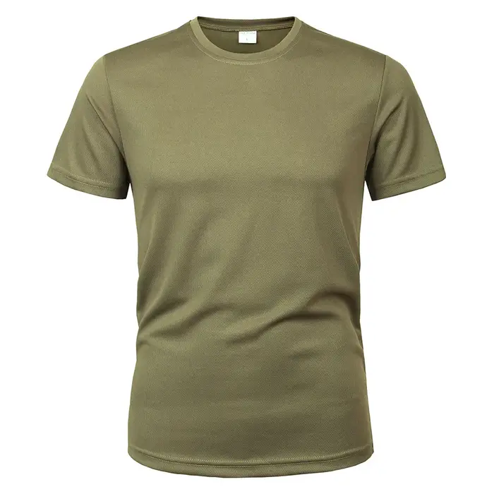 T-Shirt à Manches Courtes et Col Rond pour Homme