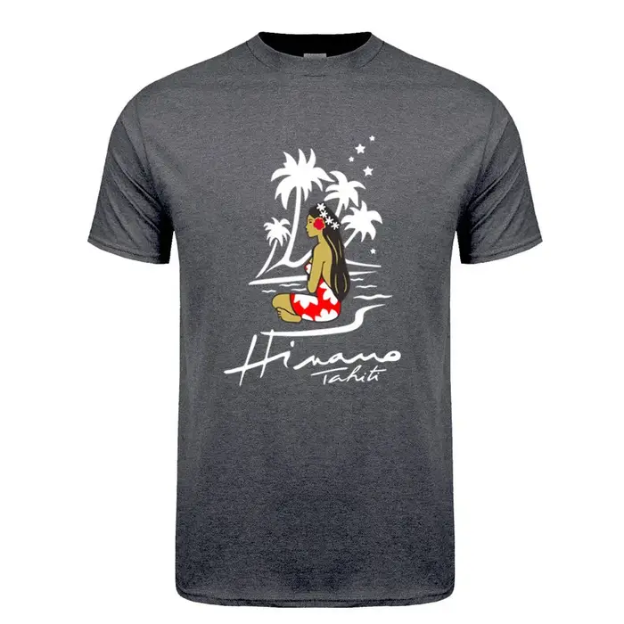 Hinano Tahiti bière t-shirt été hommes coton à manches courtes T-shirts