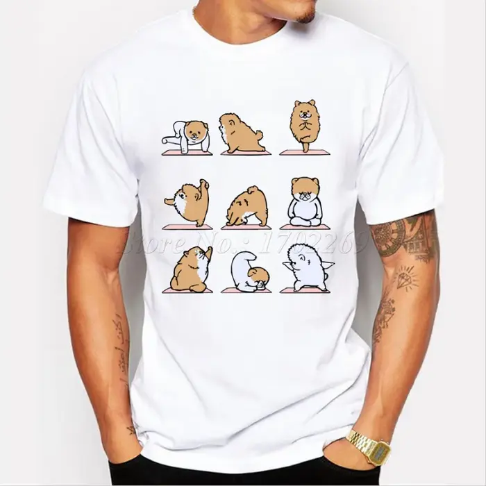 T-shirt au design humoristique pour hommes