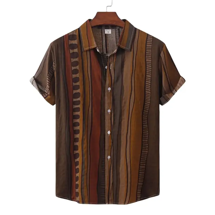 Polo de Haute Qualité pour Homme, Vêtement de Luxe, Tiki, Hawaïen, Nouvelle Collection 2024