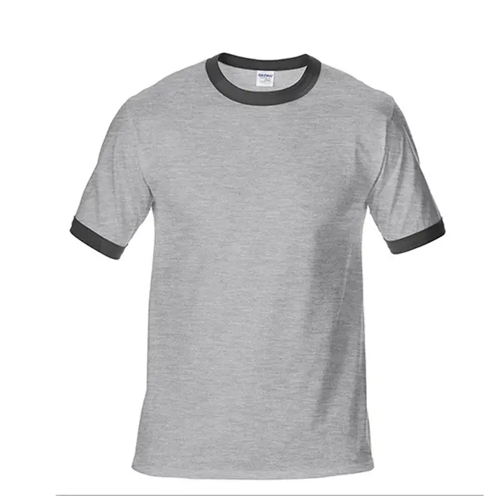 Texte Photo Logo personnalisé Homme publicité imprimé hommes t-shirt bloc de couleur T-shirts O cou 
