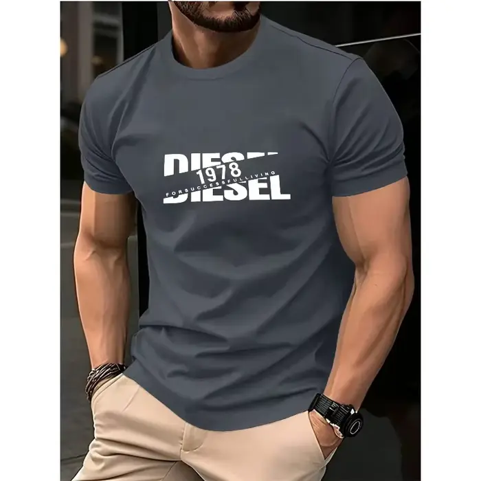 Nouveau T-shirt Homme Tendance 2026 Léger Respirant Confortable pour l'Été Décontracté Sport Fitness Multi-usages