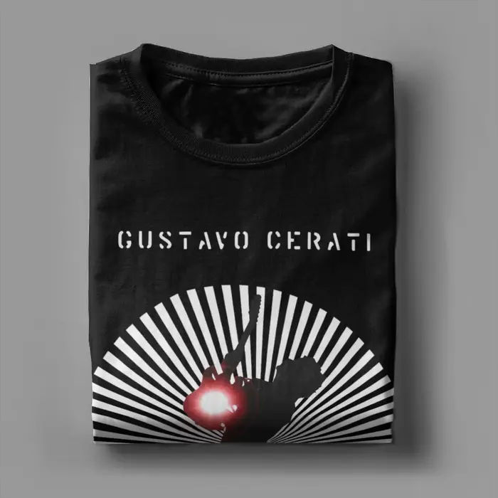Gustavo Cerati Tour 2025 Album T-Shirt été coton t-shirts pour hommes Hip Hop T-Shirt décontracté chemise manches courtes haut t-shirts