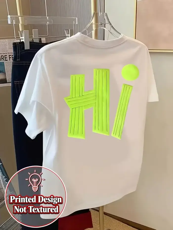 T-shirt à manches courtes avant et arrière - Hi