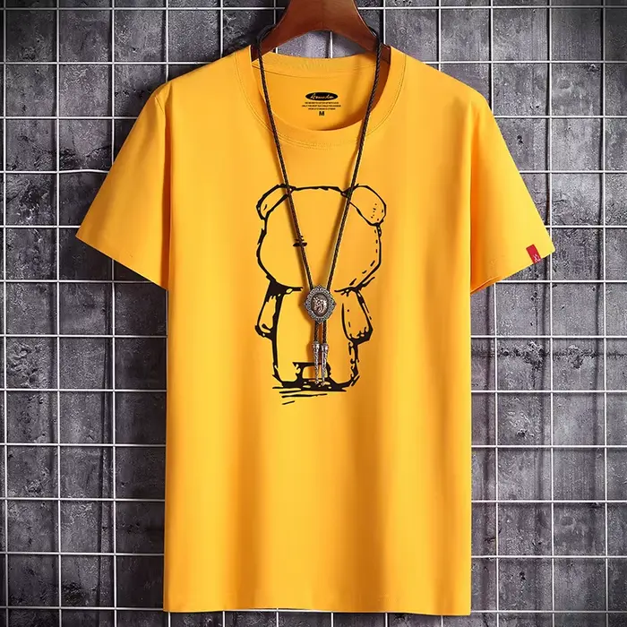 T-shirt pour hommes 2022 Date Vêtements Fitness Blanc O Cou Anime Homme