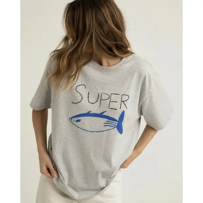 T-shirts Kpop coréens Jin Super Tuna Fish, T-shirt Vintage à manches courtes pour femmes, vêtements décontractés, Design ludique, harajuku