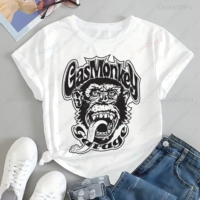 T-shirt imprimé Gas Monkey Garage