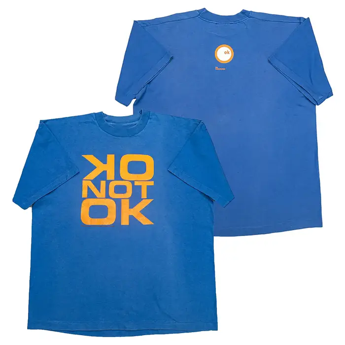 T-shirt décontracté de luxe de la marque Radiohead OK Computer Album 1994 pour hommes et femmes