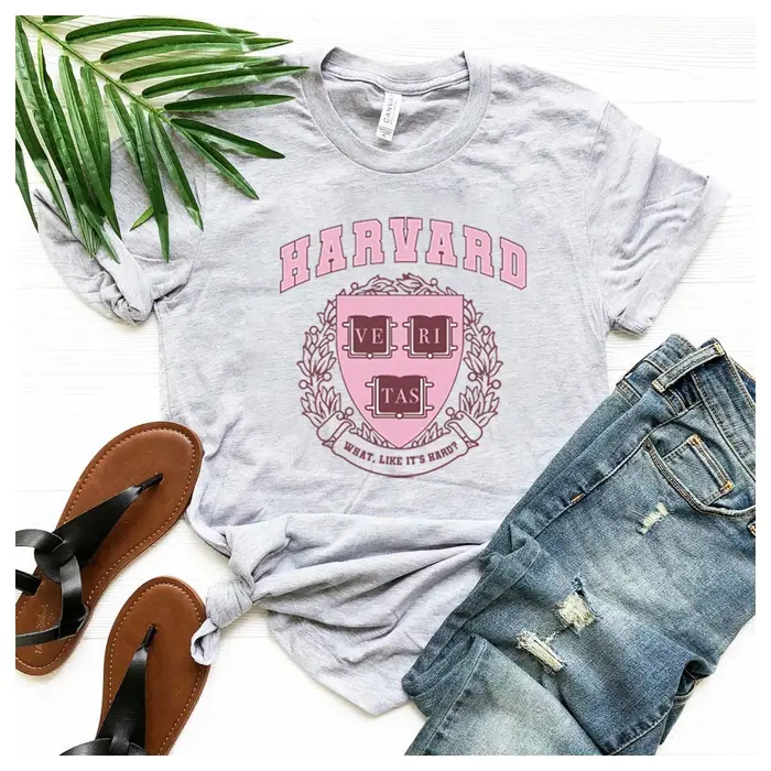 Harvard légalement Blonde T-shirt ce qui est dur drôle université Collage T-shirt émission de télévi