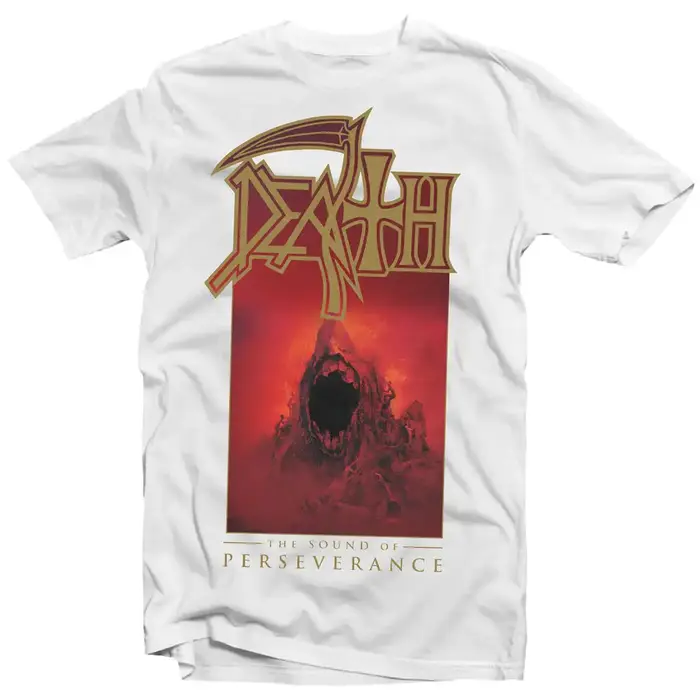 T-shirt en coton unisexe à motif DEATH Band