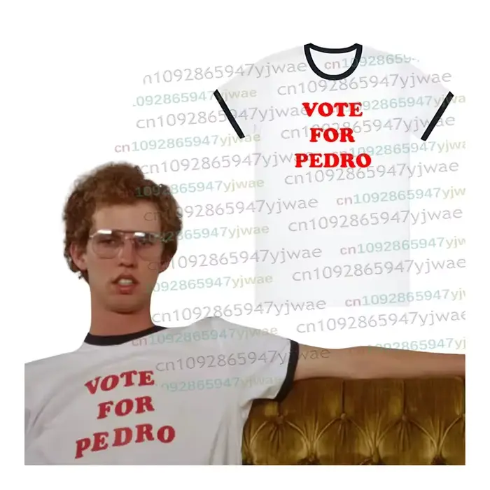 T-shirt Napoleone Dynamite Vote For Pedro pour parents et enfants