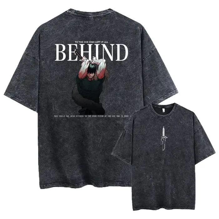 Fushigflats-T-shirt imprimé Toji pour hommes et femmes