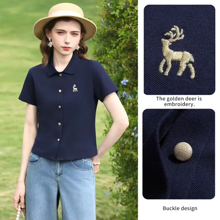 I BELIEVE YOU Polo à manches courtes pour femme
