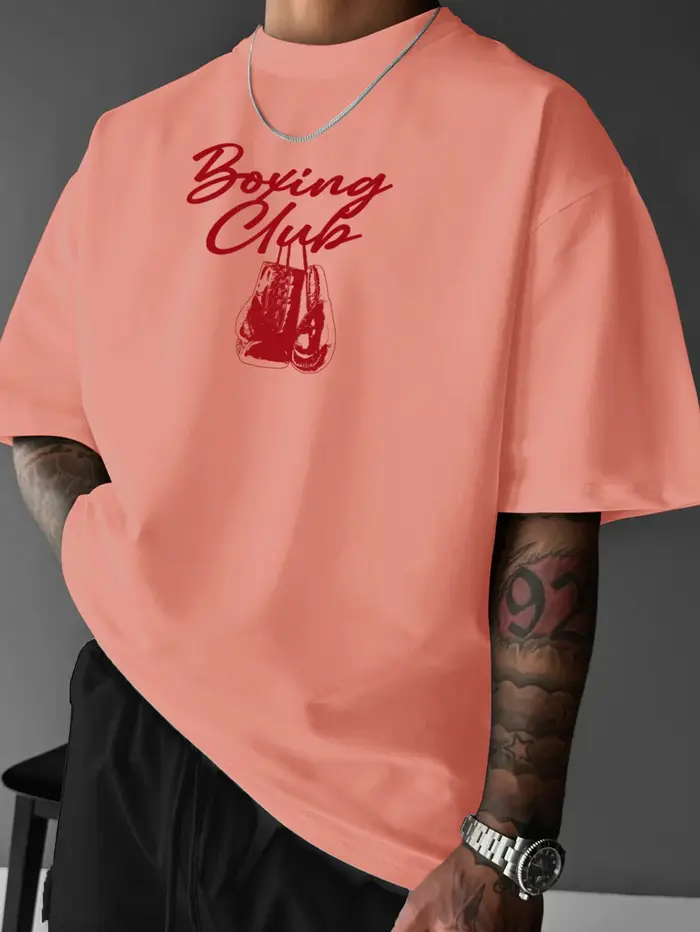 T-shirt d'été de style européen pour hommes